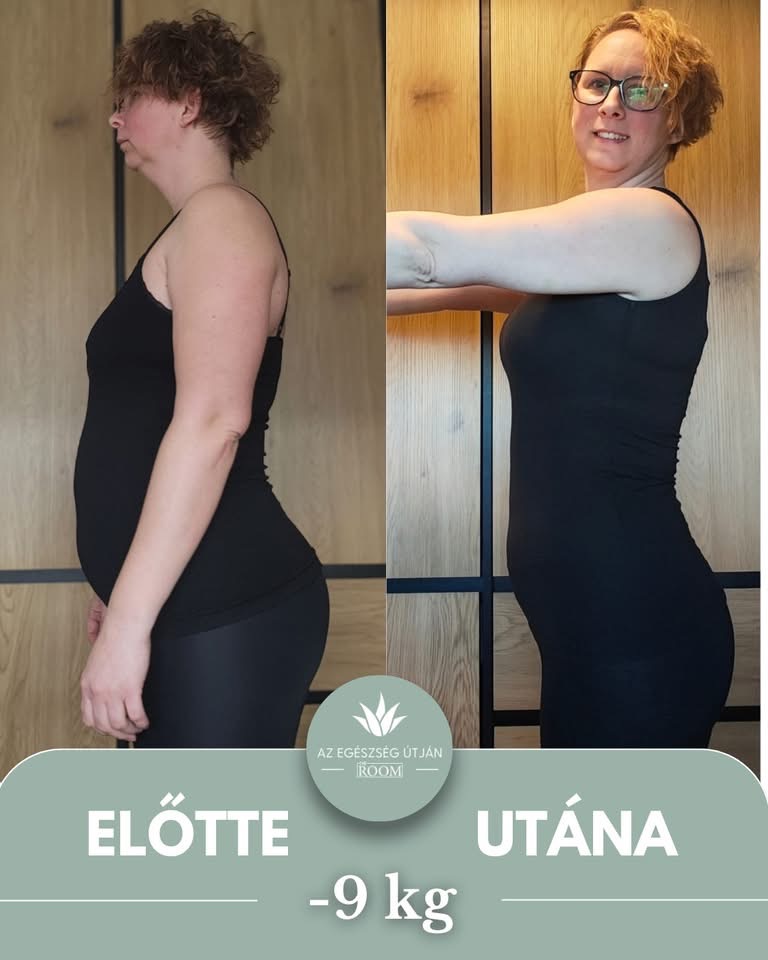 Skrutt Szalai Klaudia — előtte és utána
